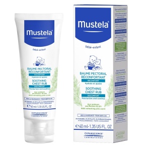 Balsam reconfortant pentru masaj pectoral, 40ml, Mustela