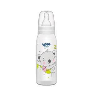 Biberon cu tetina rotunda, cod 852, 250 ml, Wee Baby