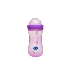 Cana colorata cu pai, 350ml cod 761, Wee Baby - Img 2