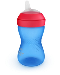 Cana tetina moale, rezistenta la muscaturi baiat 9luni+ SCF802/01, 300 ml, Philips Avent - Img 2