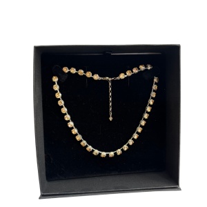 Colier elegant cu cristale Swarovski tăietură Xirius, Crystal