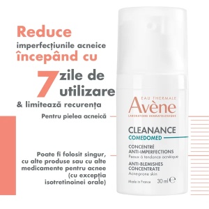 Concentrat anti-imperfectiuni pentru ten cu tendinta acneica Cleanance Comedomed, 30ml, Avene - Img 3