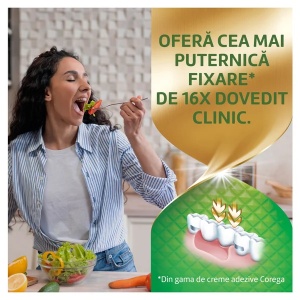 Crema adeziva pentru proteza dentara Max Fixare + Mentol Corega, 40 g, Gsk - Img 3