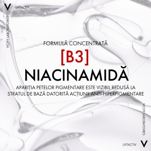 Crema de zi antirid cu niacinamida si SPF 50 Liftactiv B3, 50 ml, Vichy - Img 3