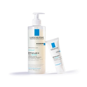 Crema hidratanta si calmanta pentru pielea grasa fragilizata Effaclar H Iso-Biome, 40ml, La Roche-Posay - Img 4