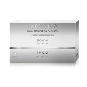 Crescina Follicular Islands 1900 pentru bărbați, tratament complet, 10 + 10 fiole, Labo