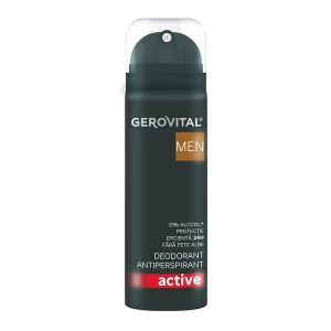 Deodorant spray pentru barbati Active, 150ml, 3723, Gerovital Men