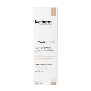 Fond de Ten Fluid SPF 50+ 02 Vanila Joviale, Ivatherm - Img 4