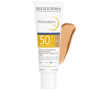 Gel crema Photoderm M SPF50+ auriu, ten sensibil, 40ml, Bioderma