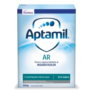Lapte pentru regimul dietetic al regurgitațiilor de la naștere AR, 300 g, Aptamil