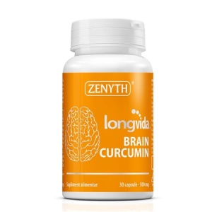 Longvida Brain Curcumin 500 mg, 30 capsule, Zenyth