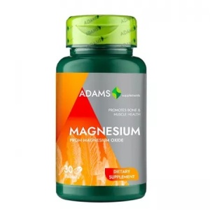 Magneziu 375mg, 30 tablete, Adams