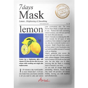 Masca servetel cu lamaie 7Days Mask, 20 g, Ariul