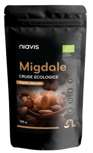 Migdale Crude Ecologice/BIO, 125 g, Niavis