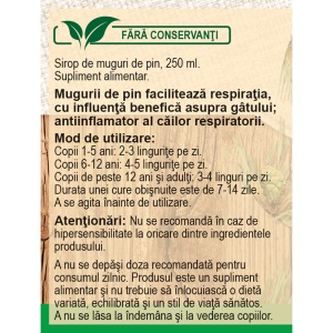 Muguri de Pin sirop, R12, 250 ml, Fares - Img 2