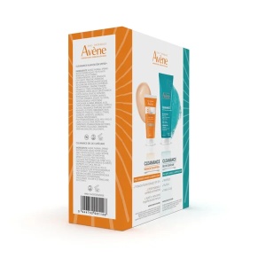 Pachet Gel de curatare pentru ten cu tendinta acneica Cleanance 200ml + Crema de fata nuantatoare cu protectie solara Cleanance Triasorb SPF50+ 50ml, Avene - Img 4