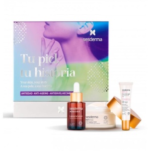 Pachet Ser Aglicolic, 30ml + Crema de fata Reti Age, 50ml + Gel de ochi Reti Age, 15ml, Sesderma