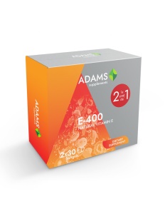 Pachet Vitamina E-400 (naturala), 30+30 capsule, Adams