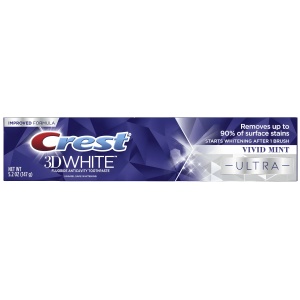 Pastă de dinți 3D White Ultra, Vivid Mint, 147 g, Crest - Img 2