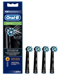 Rezerve Perie Electrică Cross Action Black Edition, 4 bucăți, Oral-B