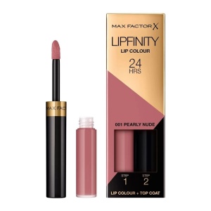 Ruj rezistent la transfer Lipfinity 001 Pearly Nude, Max Factor