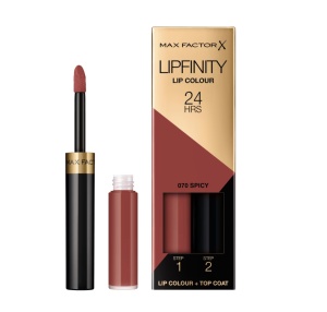 Ruj rezistent la transfer Lipfinity 070 Spicy, Max Factor - Img 2