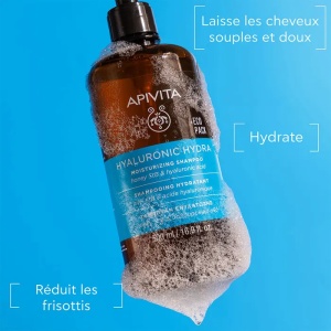 Sampon hidratant cu miere si acid hialuronic Hyaluronic Hydra, 500 ml, Apivita - Img 2