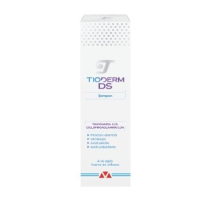 Sampon intensiv pentru scalp cu tendință de descuamare Tioderm DS, 150 ml, Braderm - Img 2