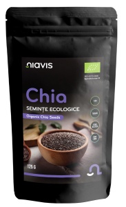 Seminte de Chia Ecologice/BIO, 125 g, Niavis