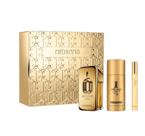 Set 1 Million Gold Apa de parfum 50 ml + Deo Spray 150 ml + Apa de parfum 10 ml, Paco Rabanne