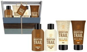 Set Cadou Bărbați Mountain Trail, White Musk, 5 Piese, Aurora - Img 2