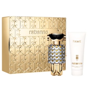 Set Rabanne Fame, apă de parfum 80 ml + loțiune de corp 100 ml