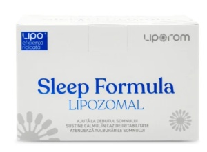 Sleep Formula Lipozomala, 30 plicuri, Liporom - Img 3