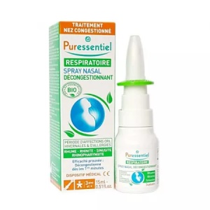 Spray nazal hipertonic decongestionant, 15 ml, Puressentiel