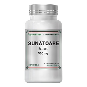 Sunatoare Extract 500 mg, 30 capsule vegetale, Cosmopharm