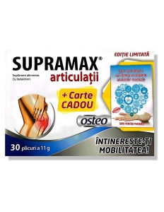Supramax articulatii OSTEO, 30 plicuri + Ghid Pacient Cadou Zdrovit