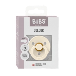 Suzeta Colour Latex, tetină rotundă, 18 luni+, Ivory, 3003000216 Bibs