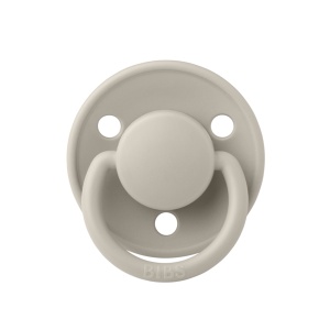 Suzeta din silicon cu tetina rotunda universala De Lux, 0 - 3 ani, Sand, Bibs 1010214C