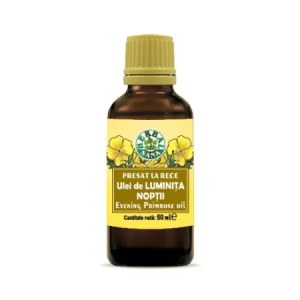Ulei de Luminita Noptii presat la rece, 50 ml, Herbavit