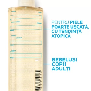 Ulei de spalare relipidant pentru pielea uscata cu tendinta atopica Lipikar AP+, 400 ml, La Roche-Posay - Img 2