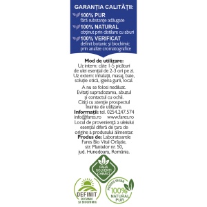 Ulei esential de tea tree A12, 10 ml, Fares - Img 2