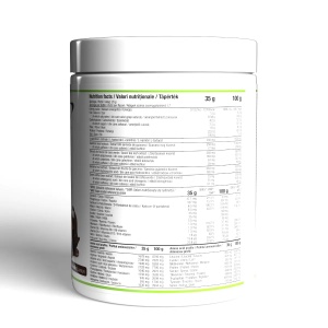 Vegan Protein Burning Effects, 600 g, Brownie Chocolate, Pro Nutrition - Img 3