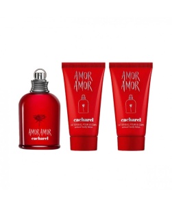 Amor Amor Set Cadou Apa de toilette 50 ml + 2 x Loțiune de Corp 50 ml, Cacharel - Img 2