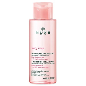 Apa micelara hidratanta pentru ten sensibil si uscat Very Rose, 400 ml, Nuxe