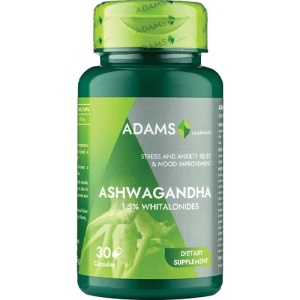 Ashwagandha, 400 mg, 30 capsule, Adams Vision