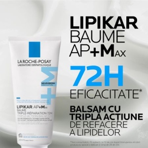 Balsam triplu reparator Lipikar Baume AP+Max, 200 ml, La Roche-Posay - Img 6