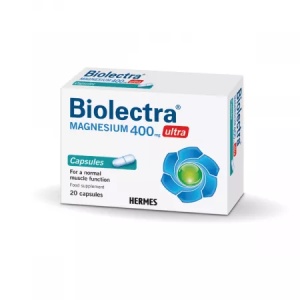 Biolectra Magnesium Ultra, 400 mg, 20 capsule, Hermes Arzneimittel