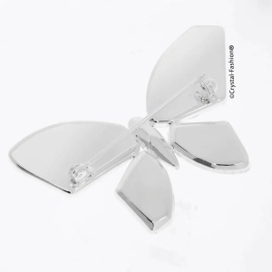 Broșă elegantă în formă de fluture cu cristale strălucitoare Butterfly, Crystal - Img 2