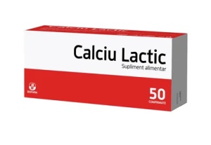Calciu Lactic, 50 comprimate, Biofarm