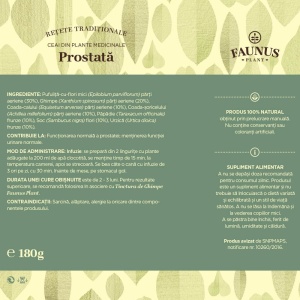 Ceai Prostata, 180 g, Faunus Plant - Img 4